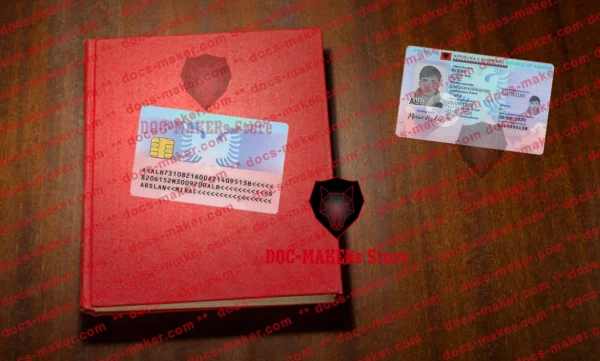 Albania ID Card – PSD Template